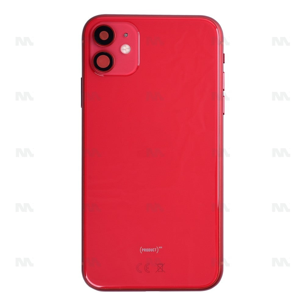 For iPhone 11 Complete Housing incl. All Small Parts Without Battery Red