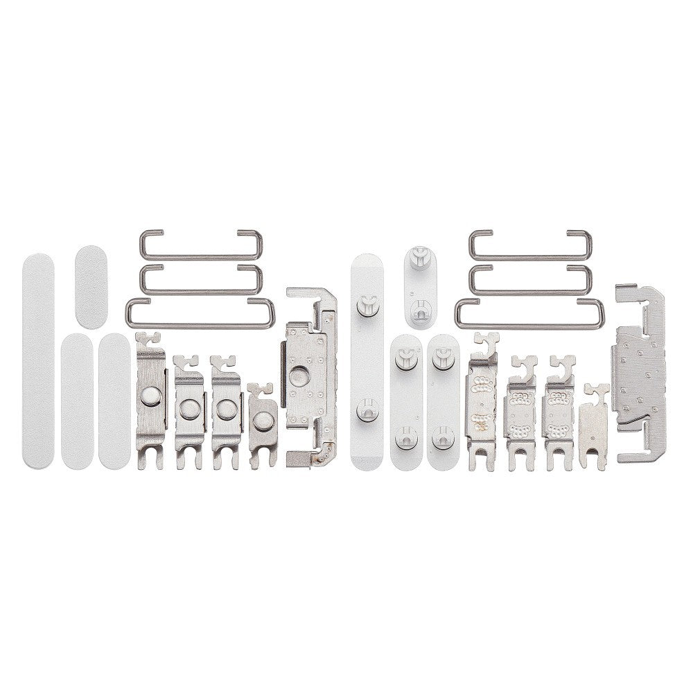 For iPhone 16, 16 Plus Side Button Set (4 Pcs) White