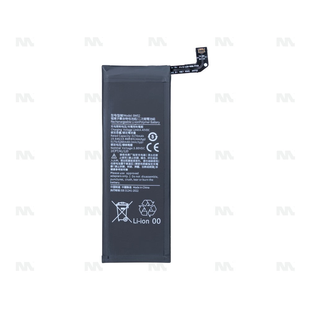 Xiaomi Mi Note 10, Mi Note 10 Pro Battery BM52 OEM