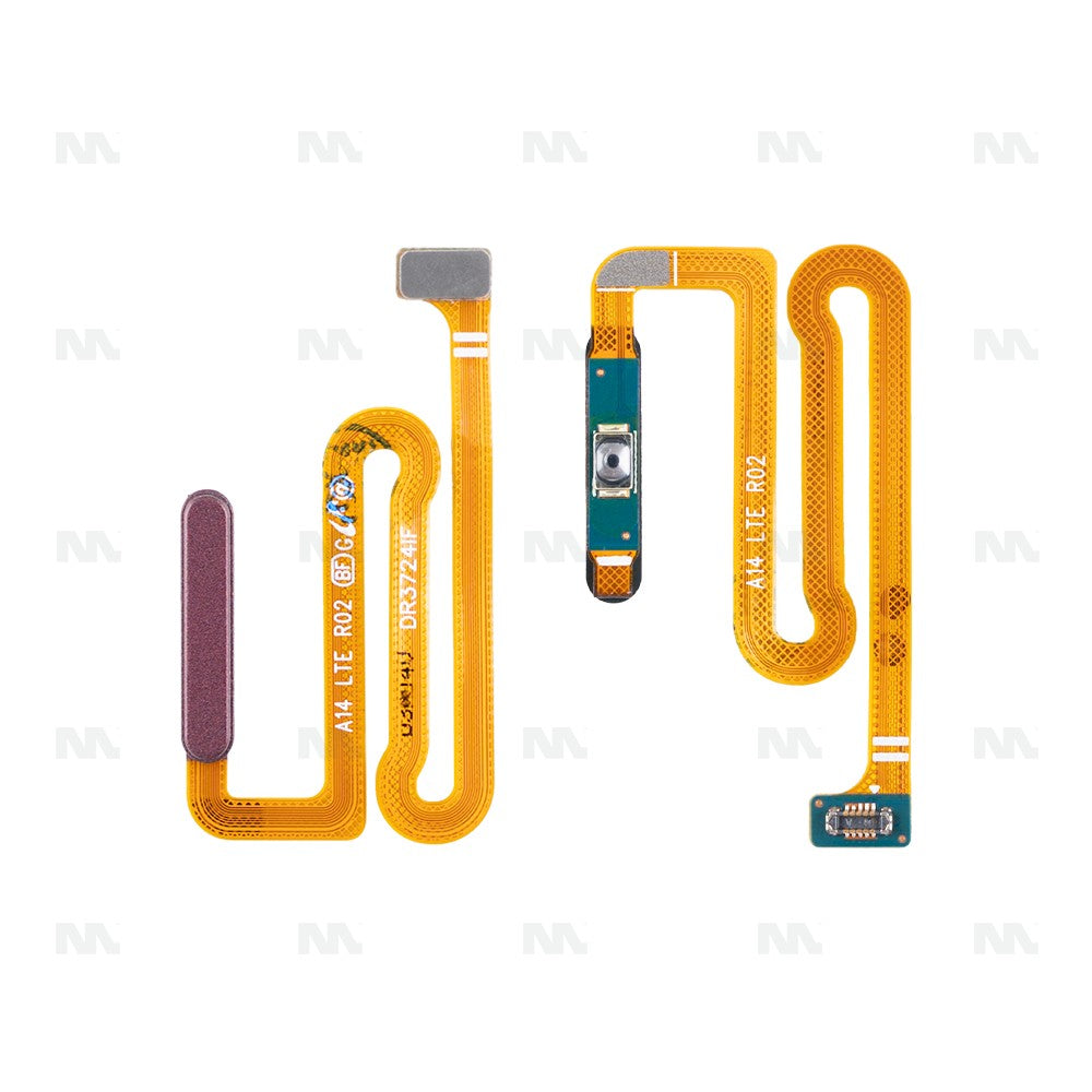 Samsung Galaxy A14 4G A145F Fingerprint Sensor And Power Button Dark Red OEM