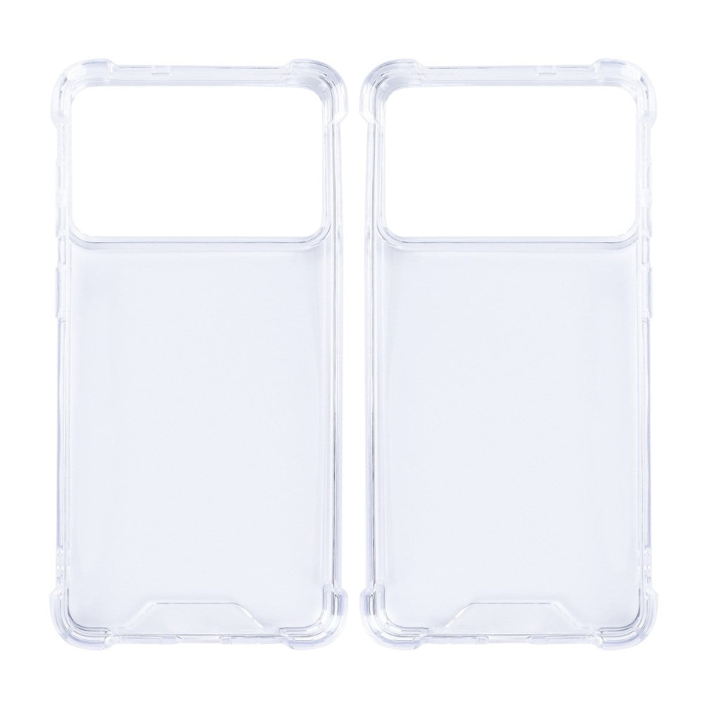 Rixus Anti-Burst Case For Samsung Galaxy S26 Edge Transparent