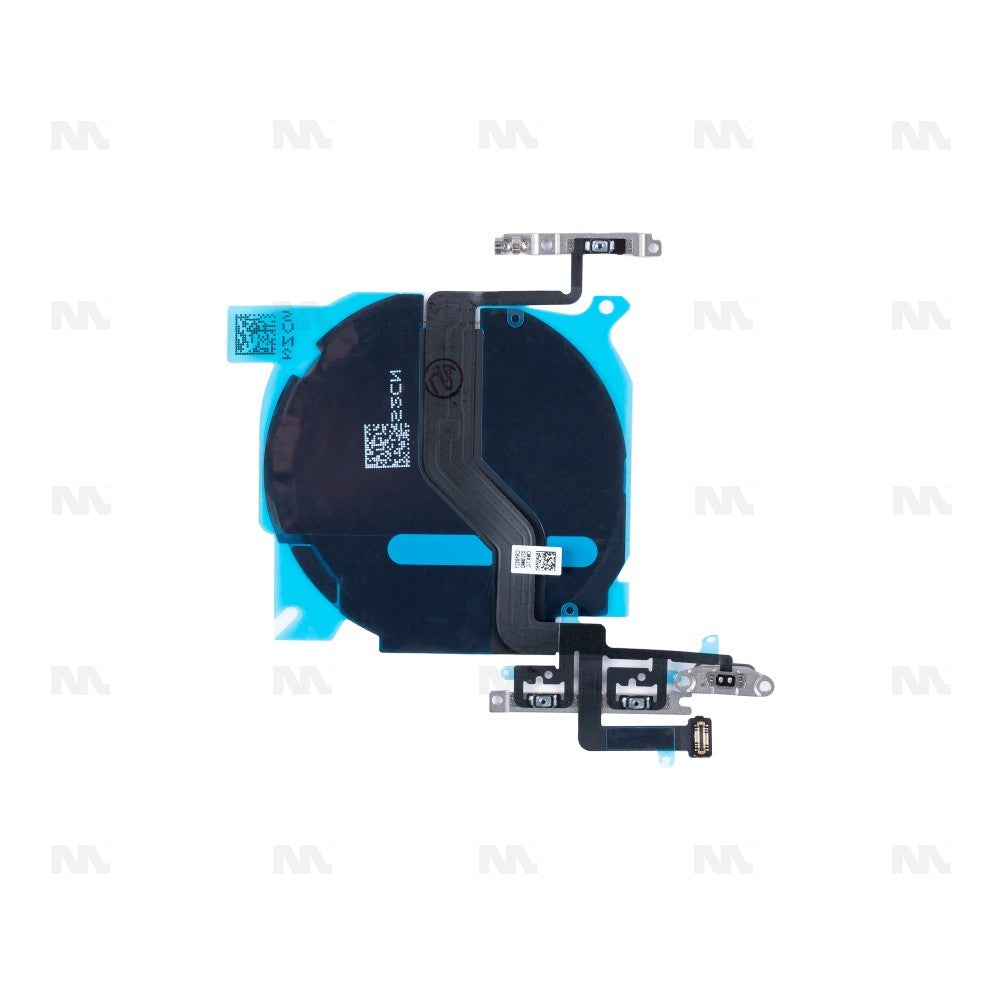 Nappe Flex Charge Sans Fil NFC pour Apple iPhone 12 Mini avec Flex Alimentation et Volume Pièce de Rechange