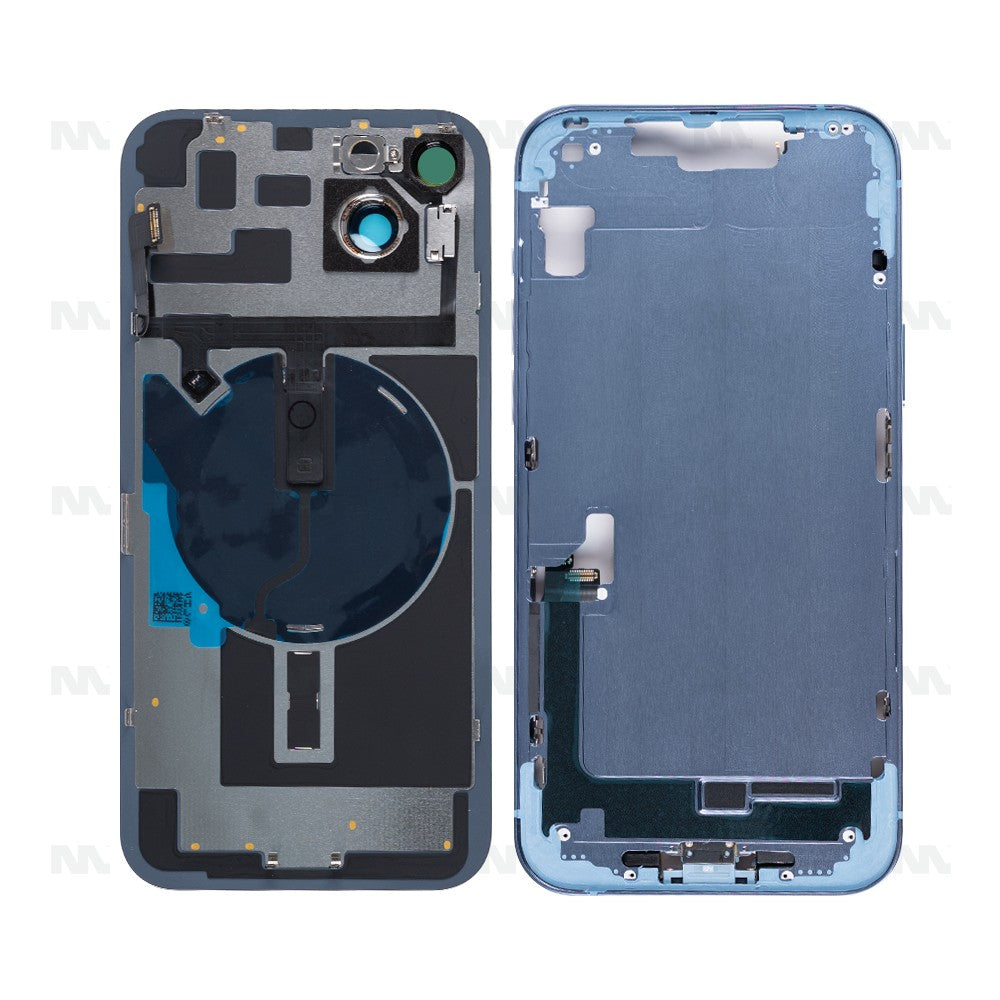 For iPhone 14 Plus Complete Housing Incl. All Small Parts Without Battery And Back Camera Blue