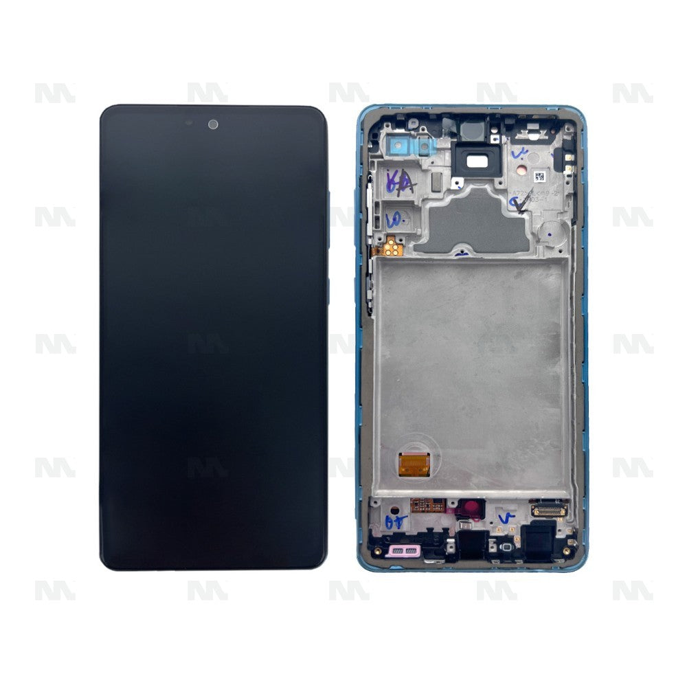 Display e Digitizer con Cornice Samsung Galaxy A72 A725F Blu Ricambio OEM