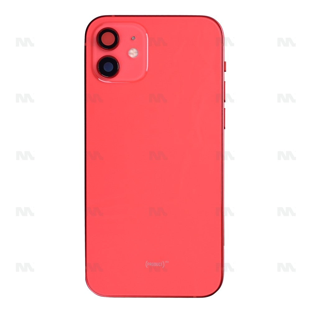 For iPhone 12 Complete Housing incl. All Small Parts Without Battery Red