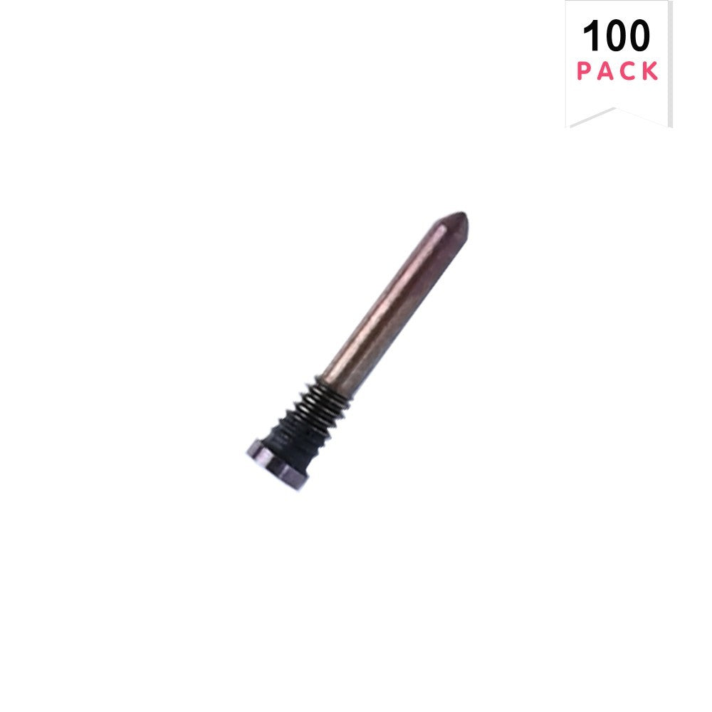 For iPhone 16 Pro, 16 Pro Max Bottom Screws Gold (100-Pack)