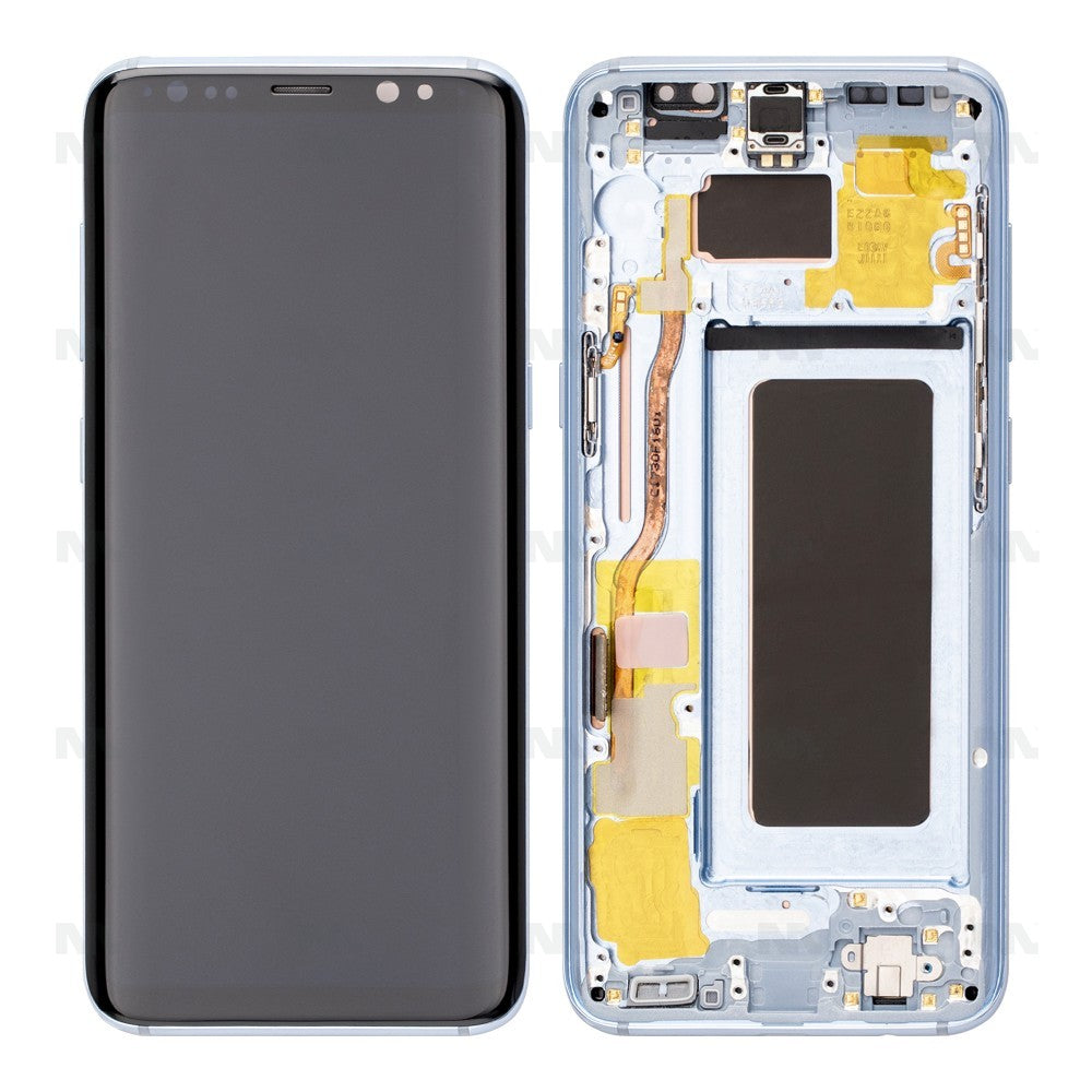 Samsung Galaxy S8 G950F Display And Digitizer With Frame Blue Service Pack