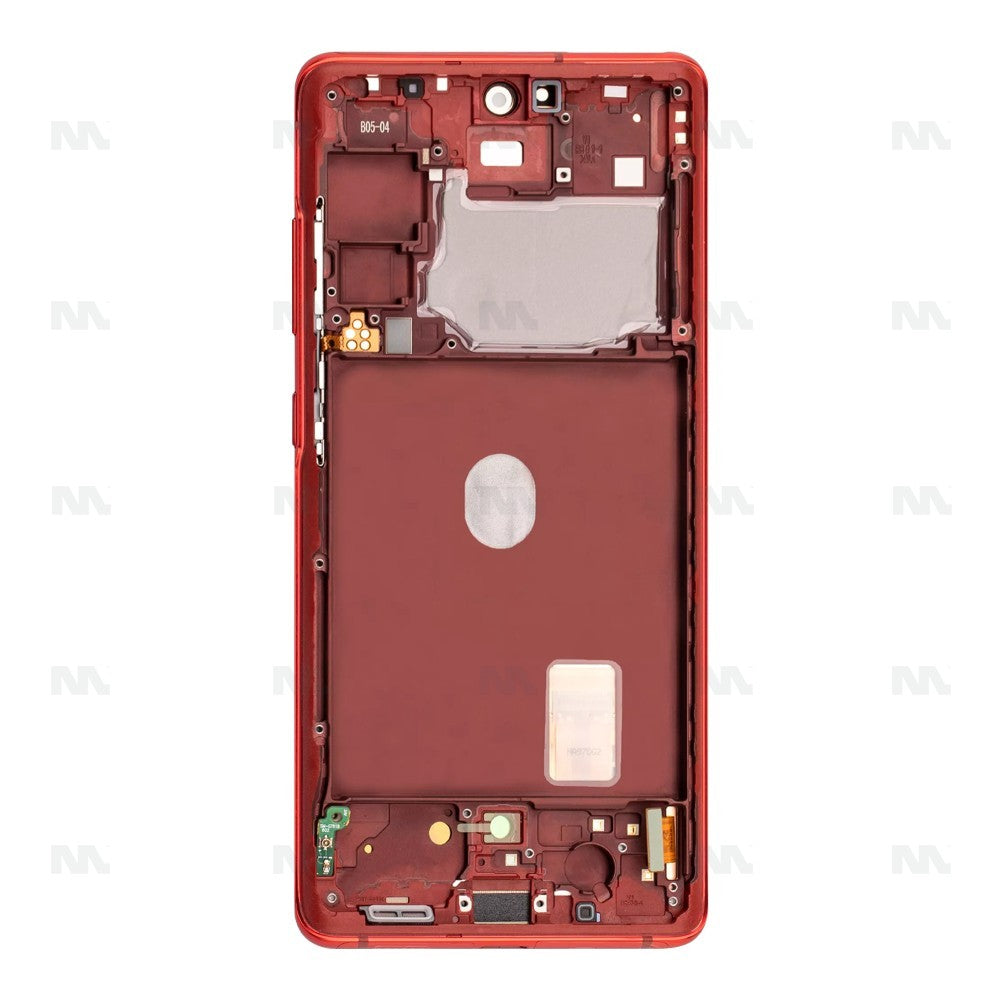Samsung Galaxy S20 FE G780F, 5G G781B  Display And Digitizer With Frame Cloud Red Service Pack