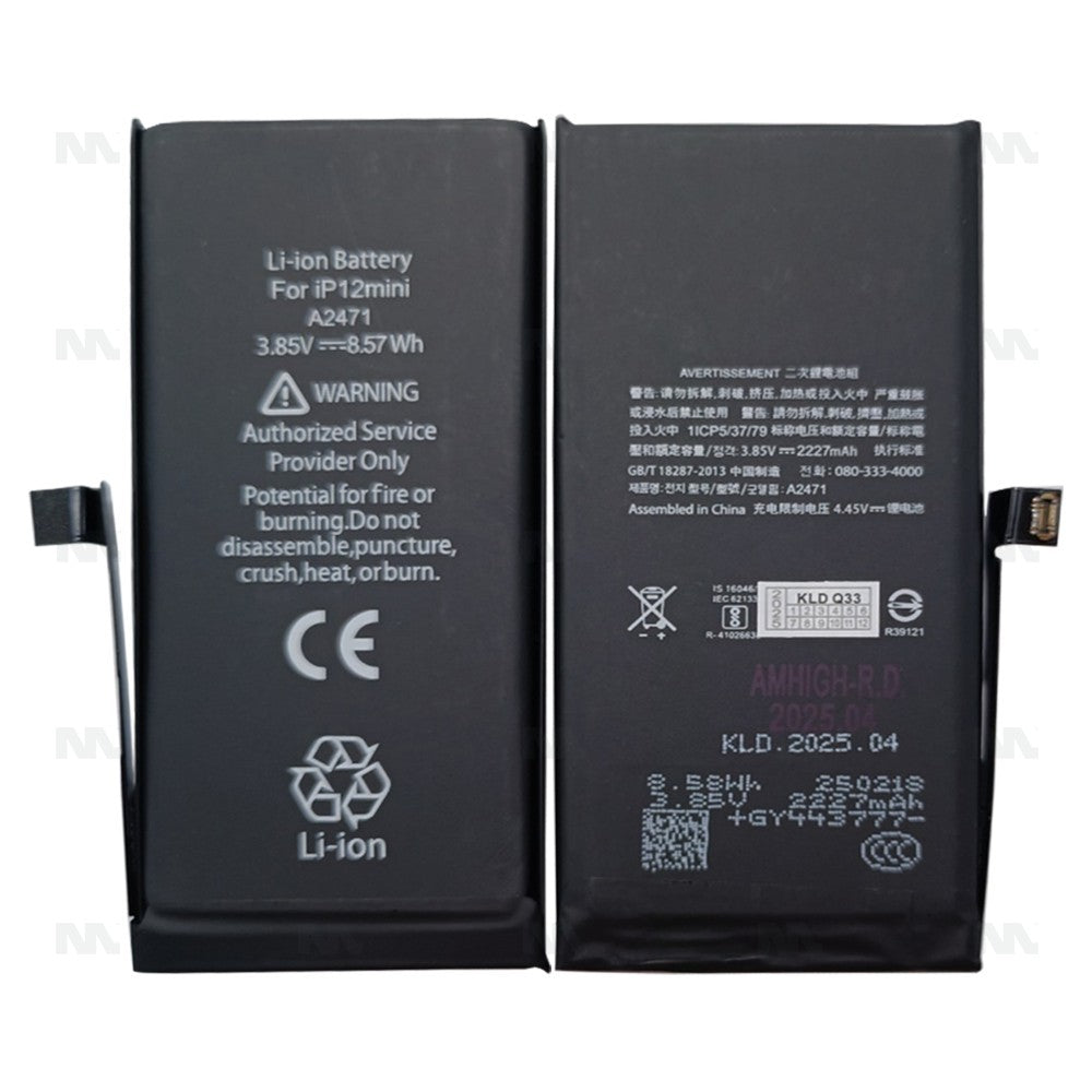 For iPhone 12 Mini Run Diagnostics Battery OEM