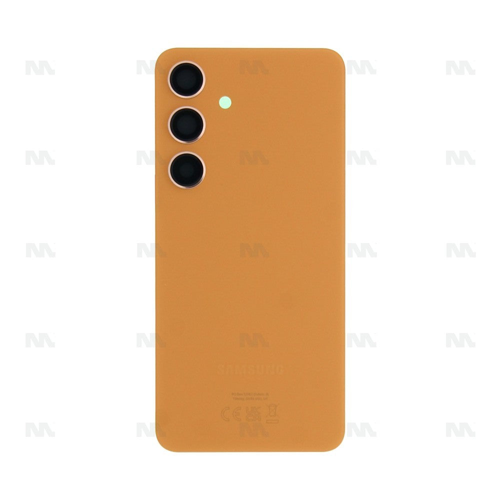 Samsung Galaxy S24 S921B Back Cover With Lens Sandstone Orange Original