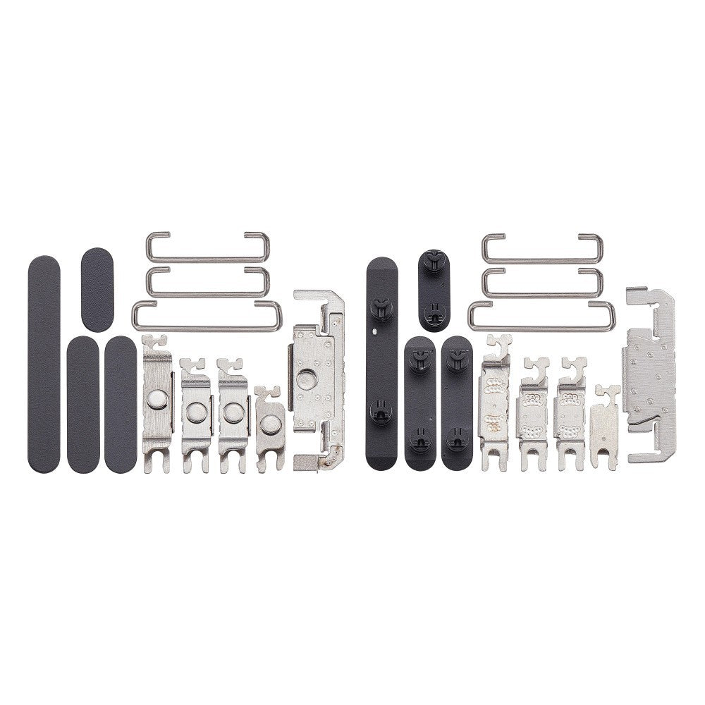 For iPhone 16, 16 Plus Side Button Set (4 Pcs) Black