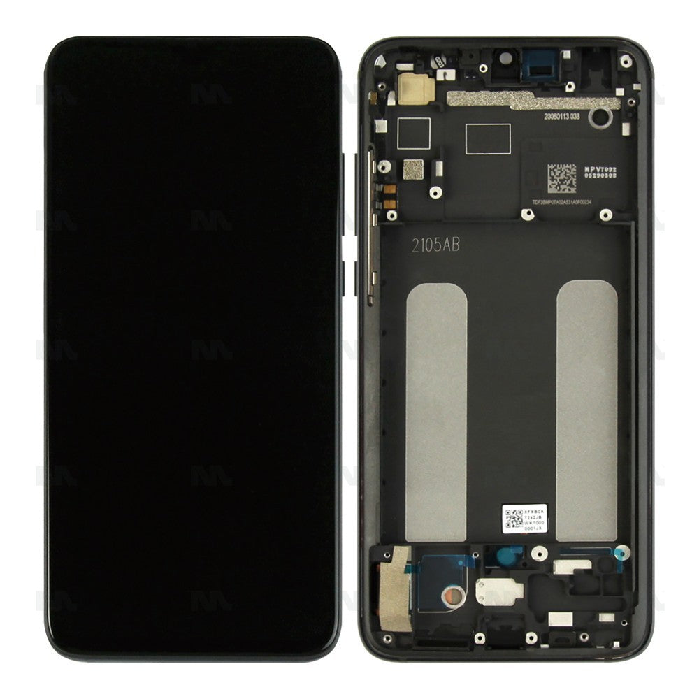 Xiaomi Mi 9 Lite Display And Digitizer With Frame Black Original
