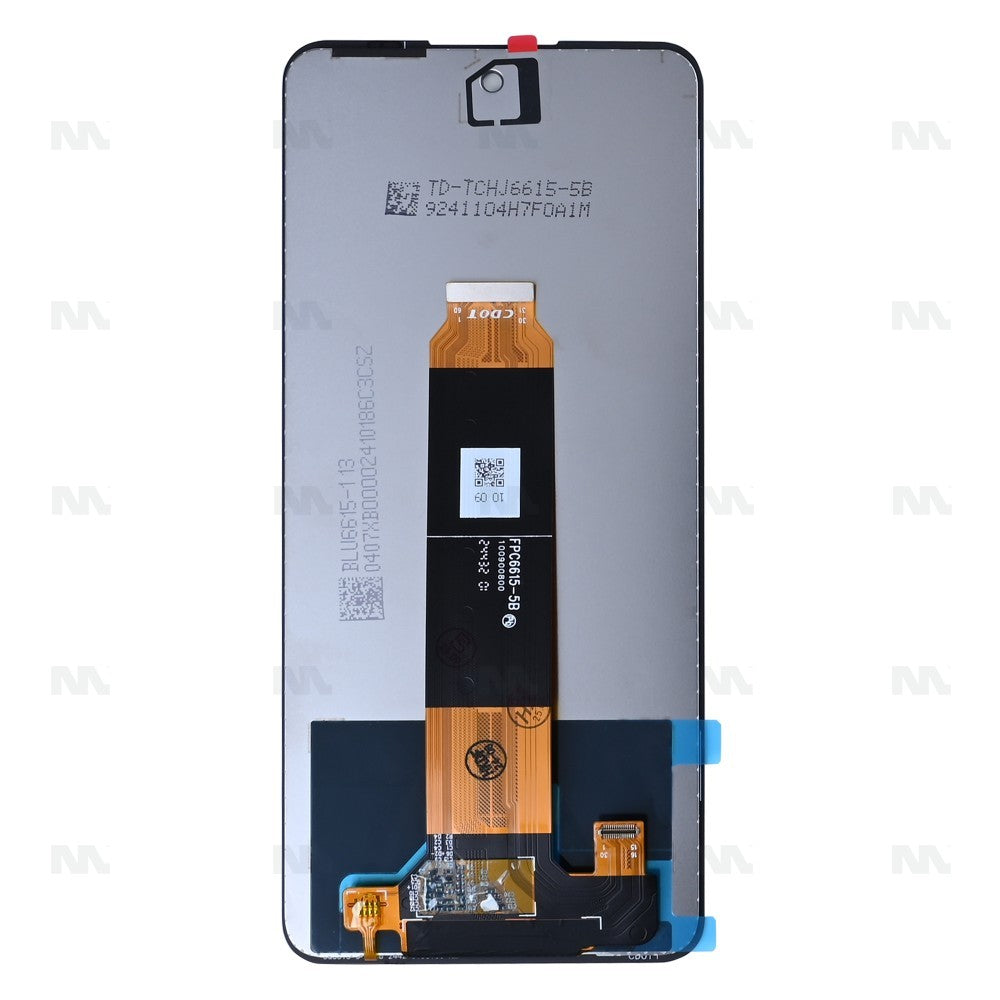 HMD Vibe 4G Display And Digitizer Without Frame Black OEM