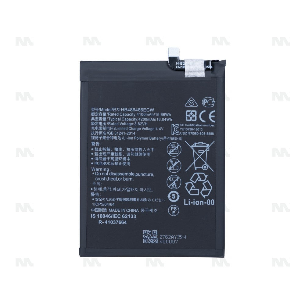 Batteria Huawei P30 Pro e Mate 20 Pro HB486486ECW OEM Ricambio Originale
