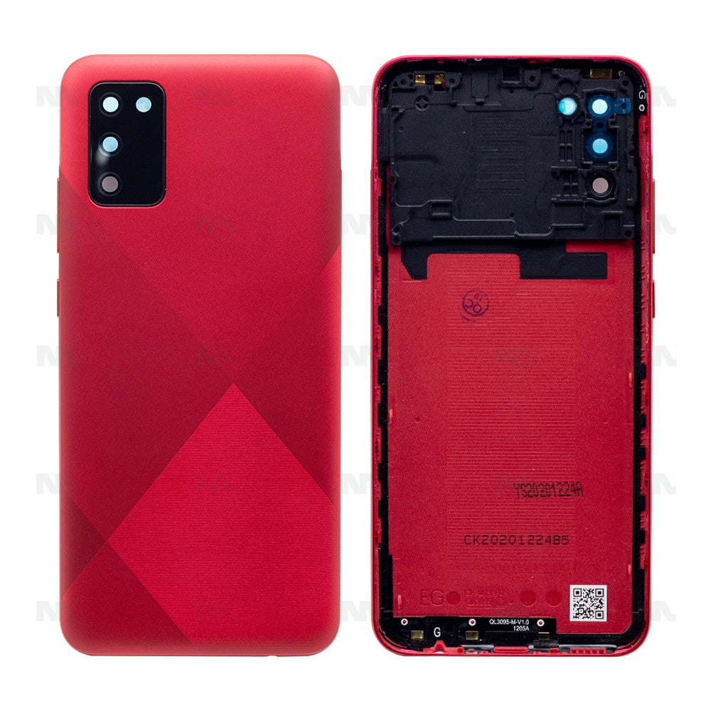 Samsung Galaxy A02s A025F Back Cover With Lens Red OEM
