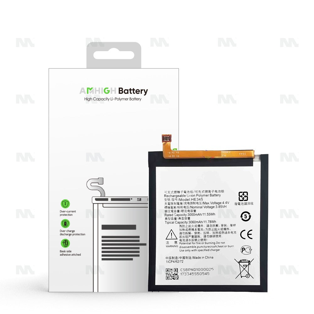 Nokia 6.1 Battery Replacement HE345 - 3000mAh (AMHigh Premium)