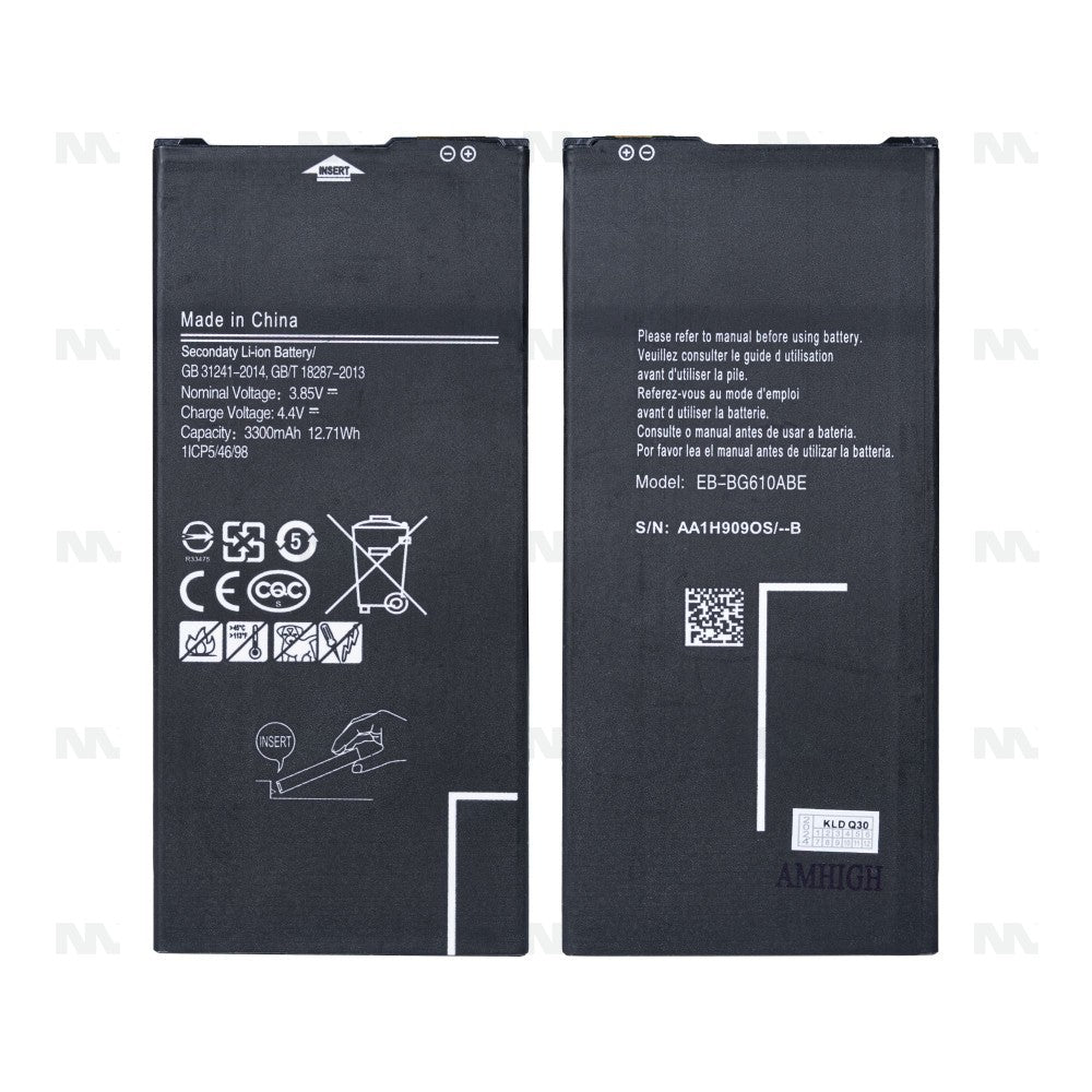 Samsung Galaxy J7 Prime G610F, J4 Plus J415F, J6 Plus J610F, J7 Prime 2 G611F Battery EB-BG610ABE OEM