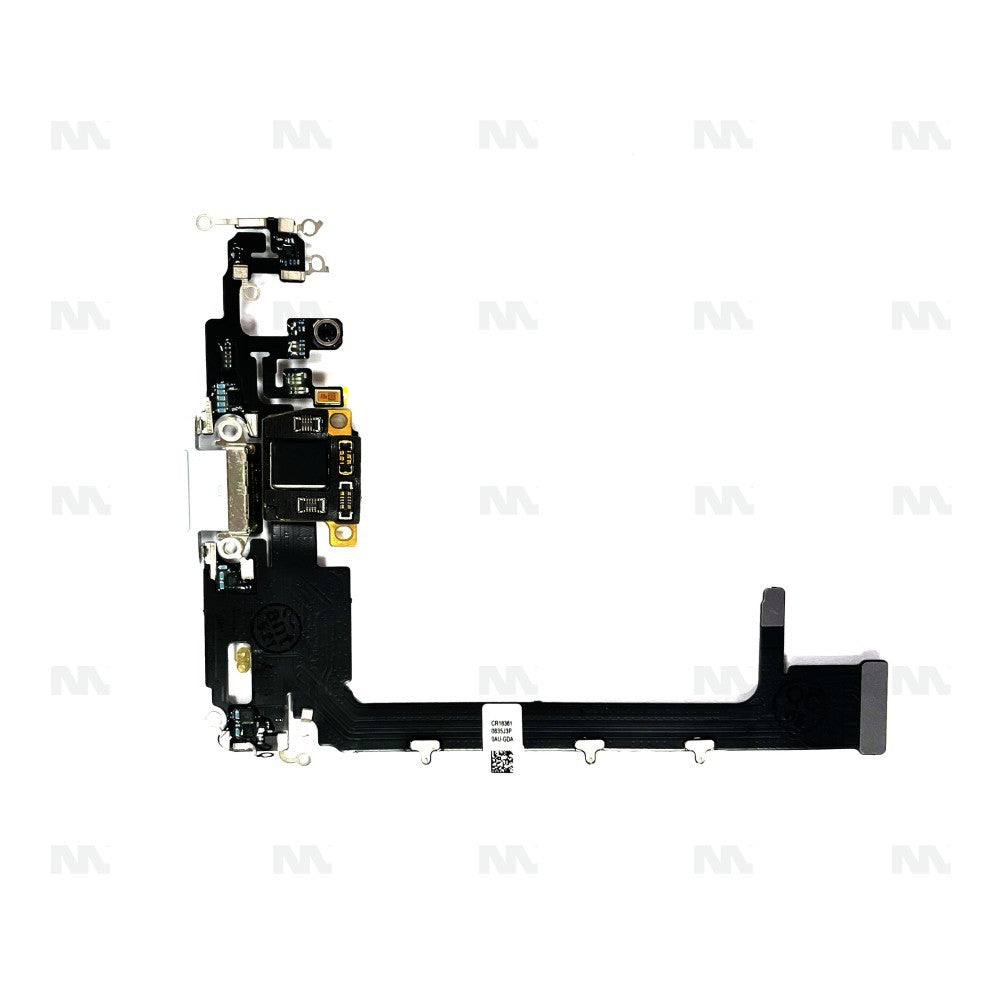 For Apple iPhone 11 Pro Max System Charging Flex Matte Silver Pulled