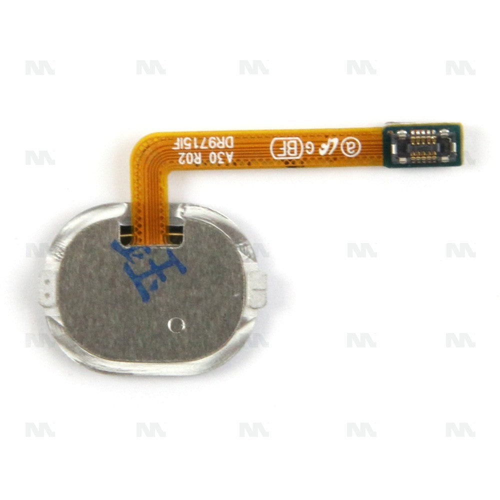 Samsung Galaxy A40 A405F Fingerprint Sensor Flex With Home Button Blue OEM