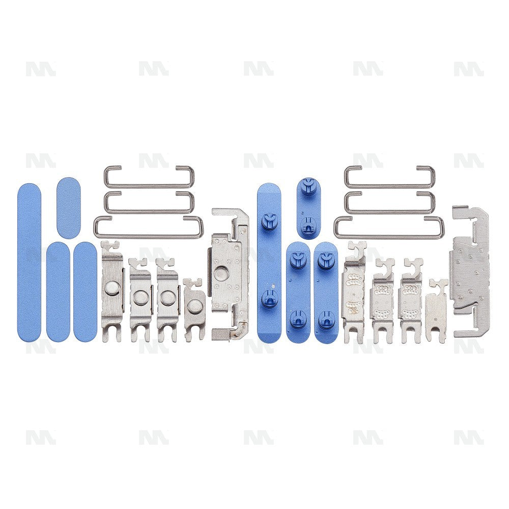 Kit Boutons Latéraux pour iPhone 16 et 16 Plus (4 Pièces) Ultramarine - Pièce de Rechange