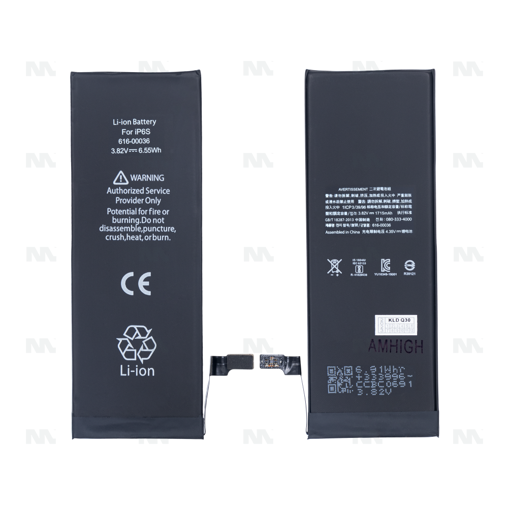 Batteria per iPhone 6S con Chip ZY, Ricambio Originale, Batteria Sostitutiva