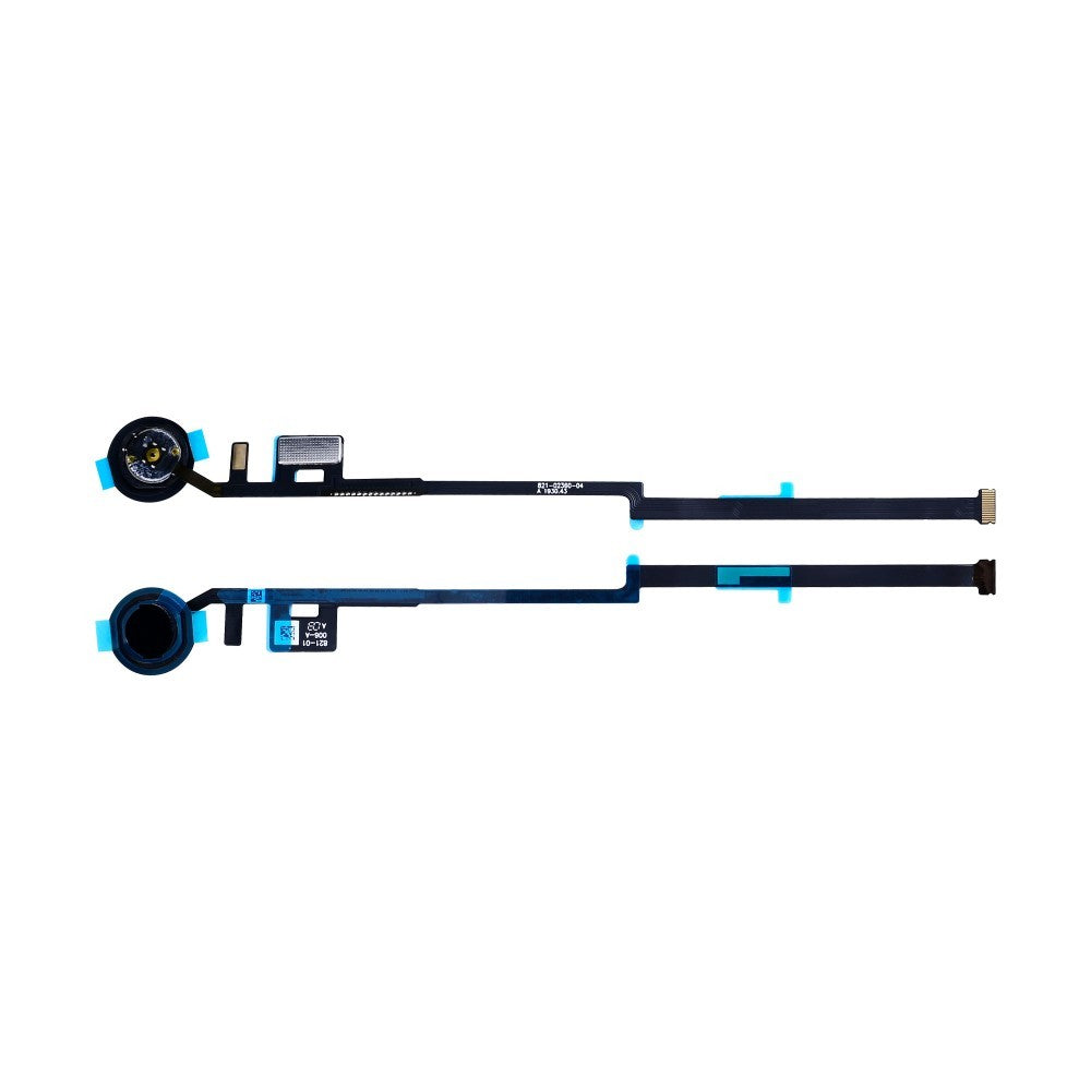 For iPad 7 - iPad 9 (2019 - 2021) 10.2 Home Button Flex Black