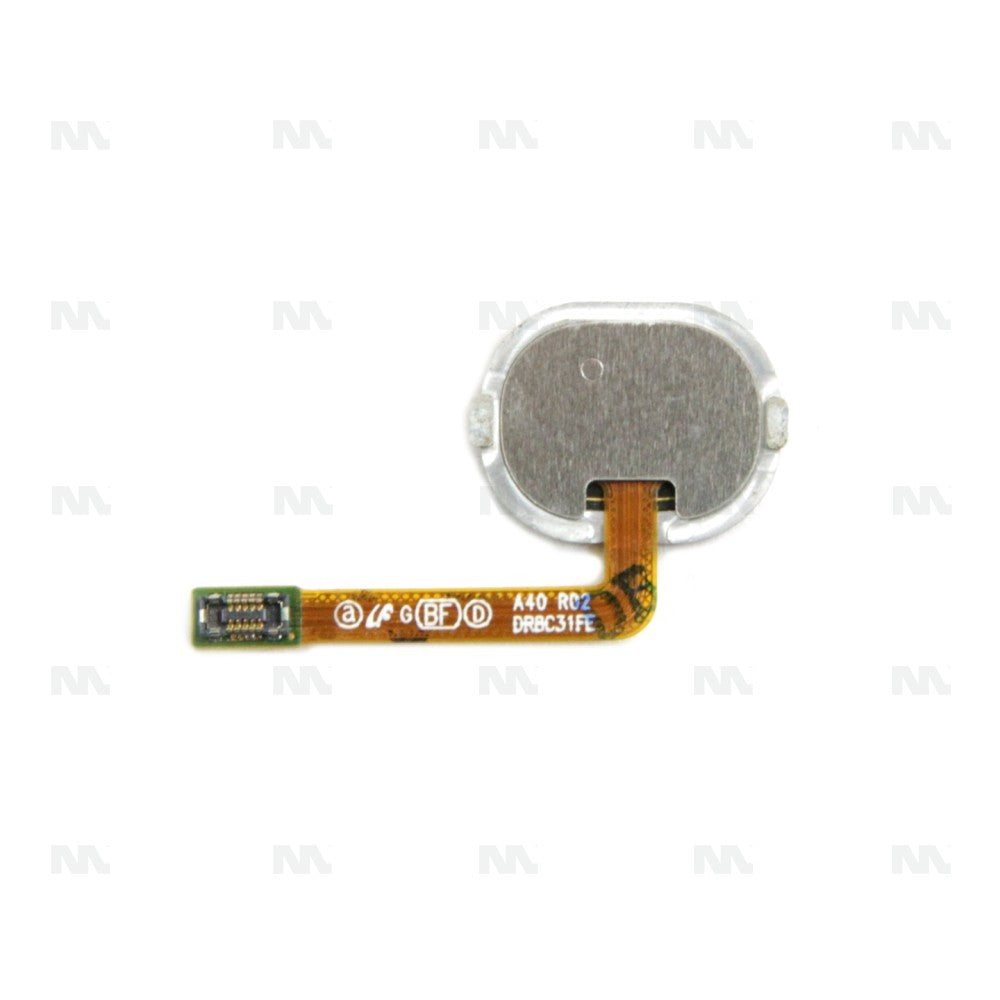 Samsung Galaxy A40 A405F Fingerprint Sensor Flex With Home Button Coral OEM