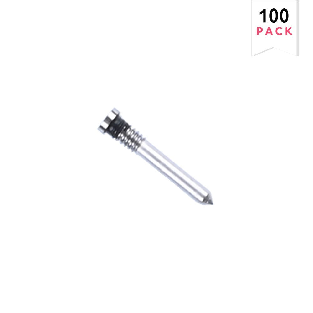 For iPhone 15 Pro, 15 Pro Max Bottom Screws White Titanium Compatible (100-Pack)