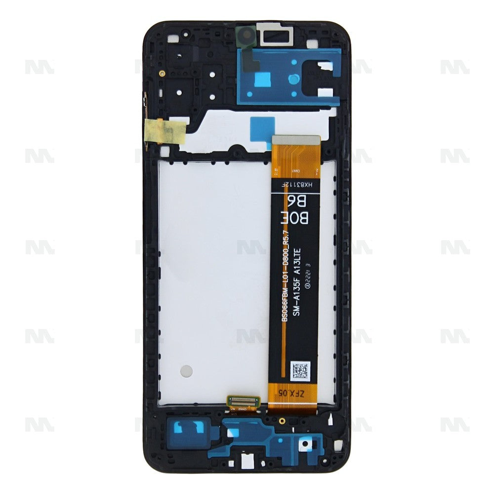 Samsung Galaxy A13 A135F Display And Digitizer With Frame Black OEM