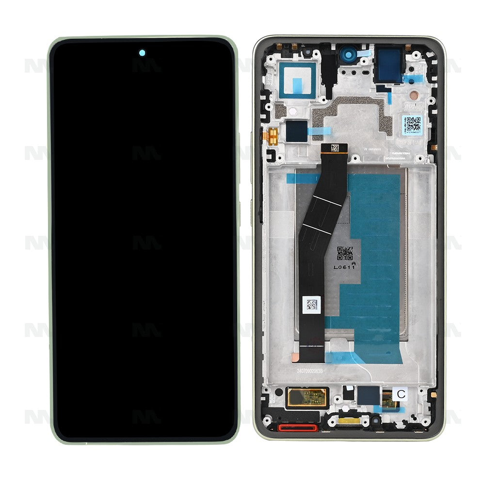 Xiaomi 14T Display And Digitizer With Frame Lemon Green OEM