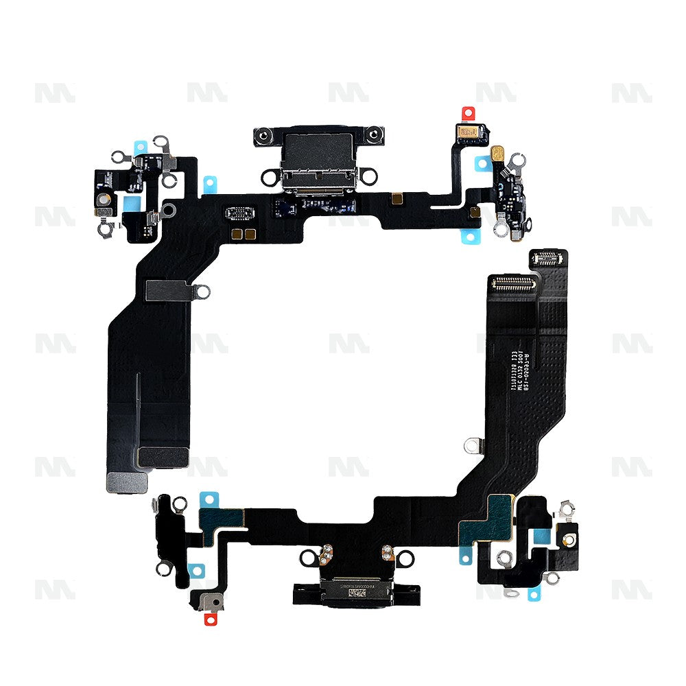 For Apple iPhone 16e System Charging Flex Black Pulled
