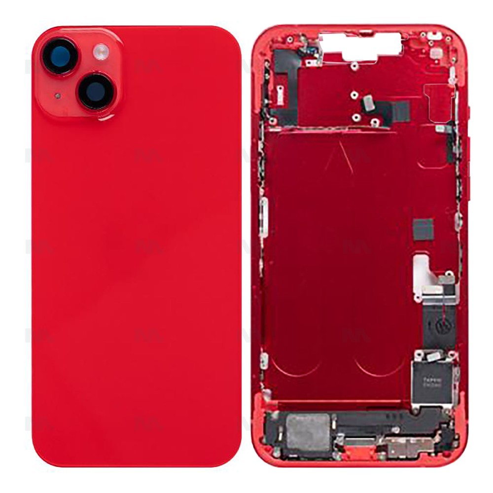For iPhone 14 Plus Complete Housing Incl. All Small Parts Without Battery And Back Camera Red