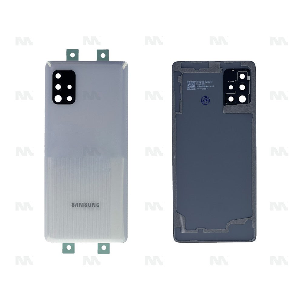 Samsung Galaxy A51 5G A516B Back Cover With Lens Prism Cube White OEM