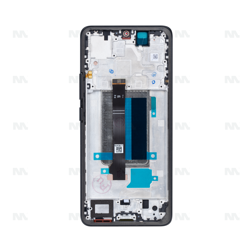 Display e Digitador com Moldura Preta OEM para Xiaomi Redmi Note 13 Pro Plus 5G (23090RA98G) Peça de Reposição Original