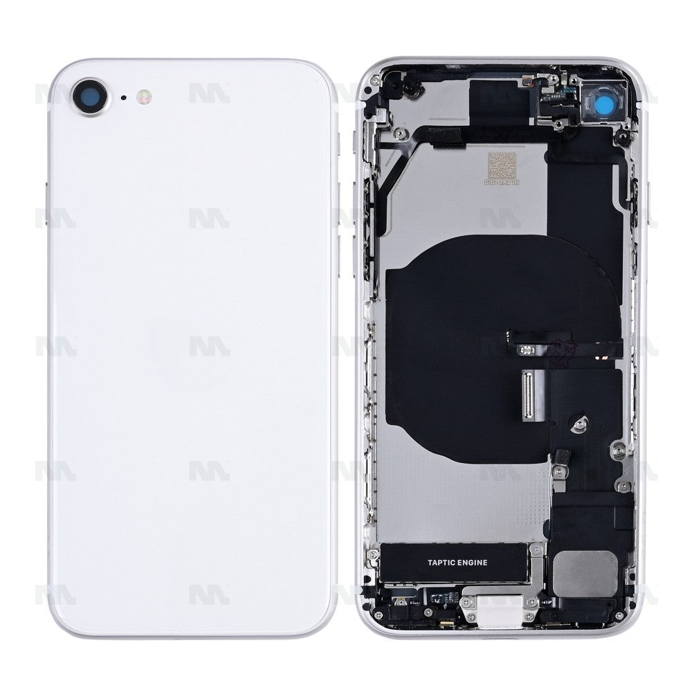 Carcaça Apple iPhone SE (2022) com Peças Pequenas Starlight OEM Substituição