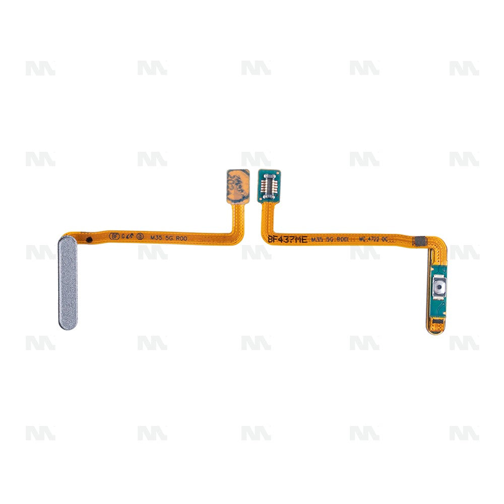 Samsung Galaxy M35 M356B Fingerprint Sensor Flex With Power Button Gray OEM