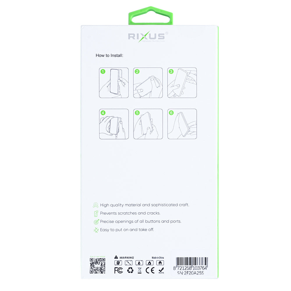 Capa Antirruptura Rixus com MagSafe para Apple iPhone 16e Transparente - Estojo Protetor OEM