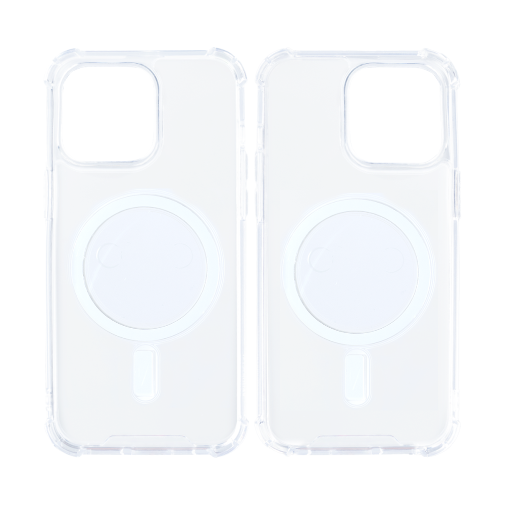 Rixus Anti-Burst Case With Magsafe For Apple iPhone 13 Pro Max Transparent
