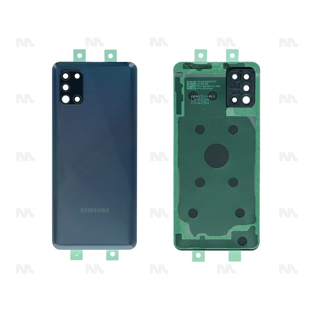 Samsung Galaxy A31 A315F Back Cover With Lens Prism Crush Black OEM