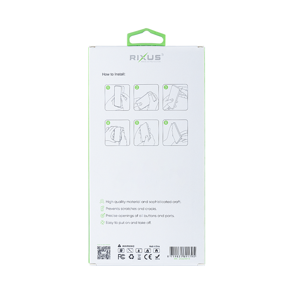 Capa Antirruptura Rixus Para Samsung Galaxy A15 5G Transparente - Estojo Protetor Substituição