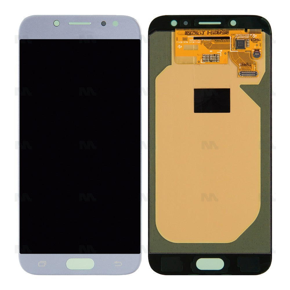 Samsung Galaxy J7 J730F (2017) Display And Digitizer Without Frame Blue Silver Service Pack