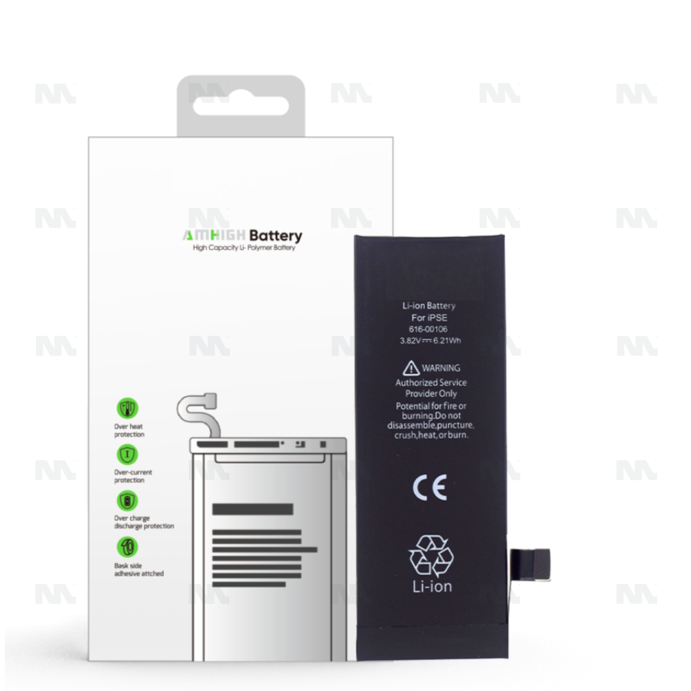 For iPhone 5SE Battery 616-00107 (AMHigh Premium)