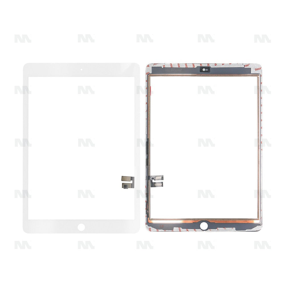 For iPad 7 (2019), iPad 8 (2020) 10.2 Digitizer White Pulled