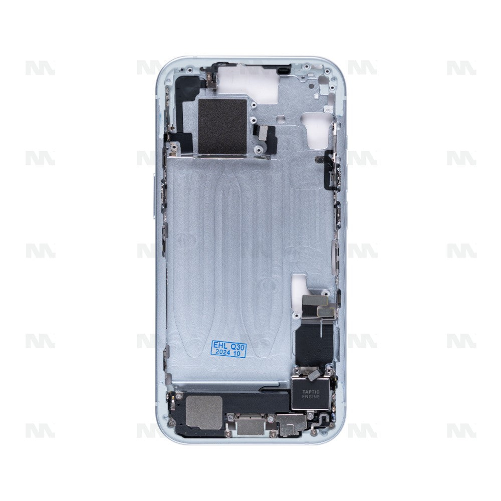 Telaio Centrale Blu per iPhone 15 - Ricambio Originale, Parte Intermedia