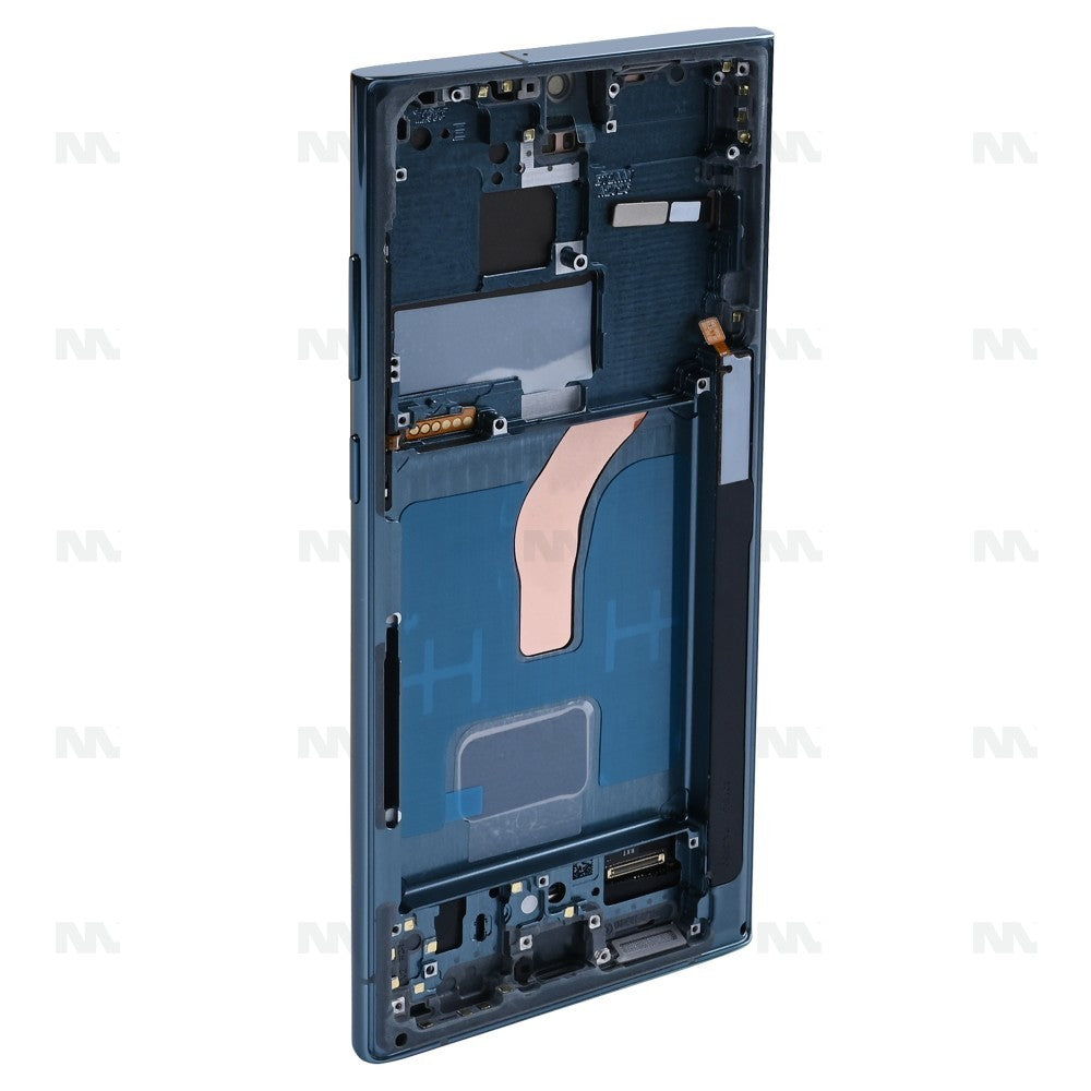 Samsung Galaxy S22 Ultra S908B Display And Digitizer With Frame Green SOFT-OLED
