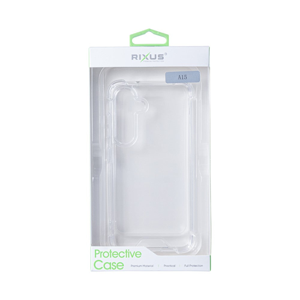 Capa Antirruptura Rixus Para Samsung Galaxy A15 5G Transparente - Estojo Protetor Substituição