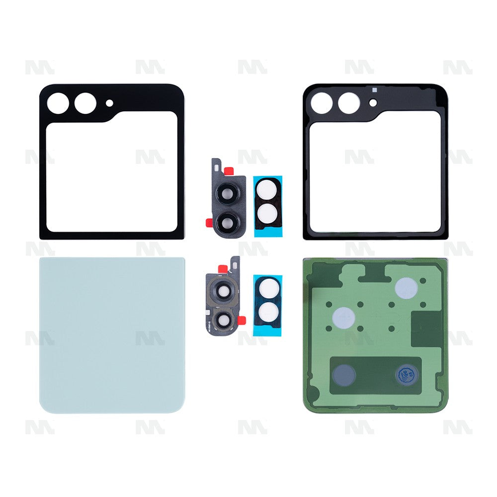 Samsung Galaxy Z Flip5 F731B Back Cover Set With Lens Green OEM