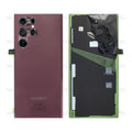 Samsung Galaxy S22 Ultra S908B Back Cover With Lens Burgundy Original