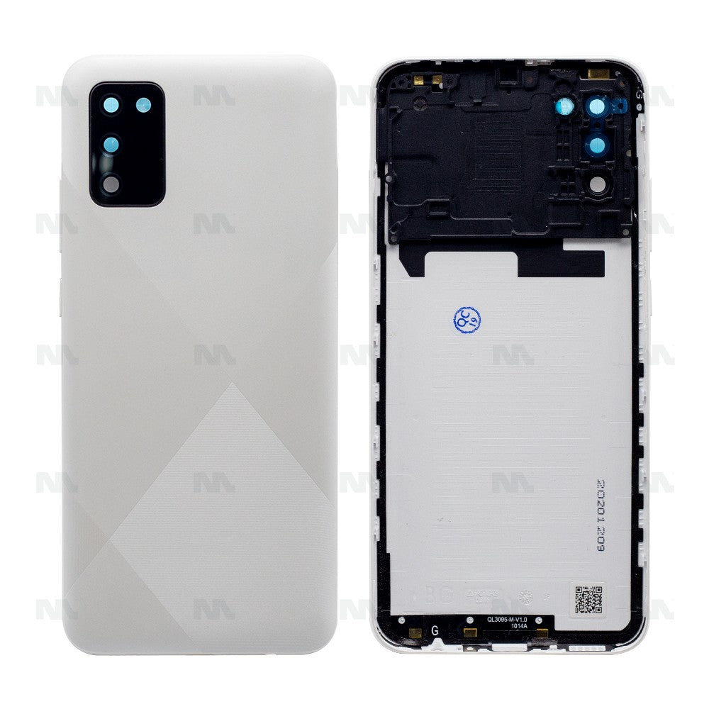 Samsung Galaxy A02s A025F Back Cover With Lens White OEM