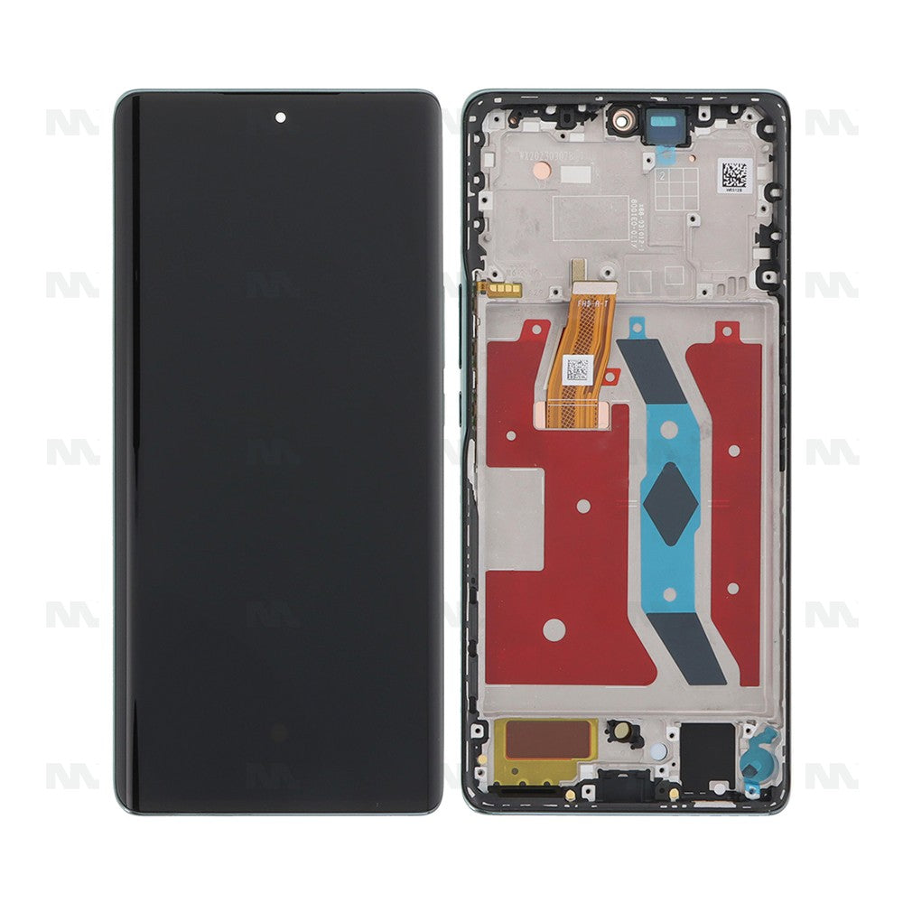 Display und Digitizer mit Rahmen Huawei Honor Magic5 Lite (RMO-NX3) und Honor X9a (RMO-NX1) Smaragdgrün Ersatzteil OEM